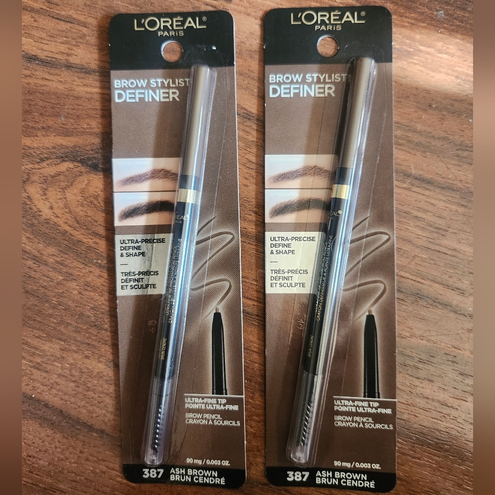 2 NIB L'Oreal Brow Stylist Definer - Ash Brown